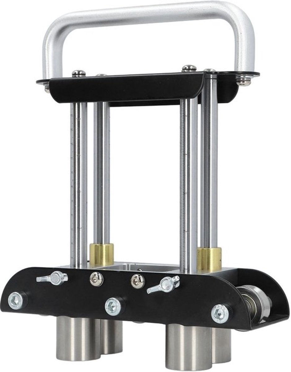 Handplaatbuiger Lichtgewicht - Dakplaatbuiger 0-90° - Kraalrolbuiger - V-vormig Rolontwerp - Aluminiumlegering Handgreep - Geharde Rollen Snel Staal - Buiggereedschap