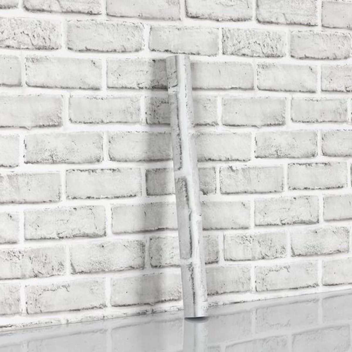 Behang Vintage Baksteen - Zelfklevend - Waterdicht - Muurstickers - Decoratieve Folie - 44 x 600 cm - Muurfolie