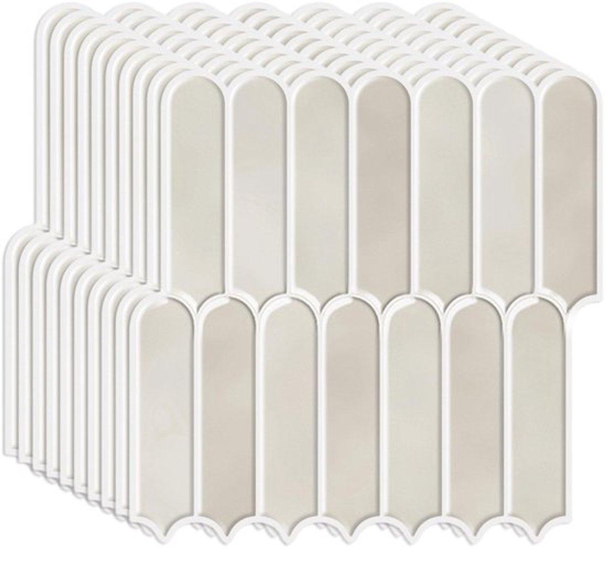 Tegelstickers 3D - Zelfklevend - Waterdicht - Keuken/Badkamer - 30 x 30 cm - Duurzaam/Robust - Muursticker