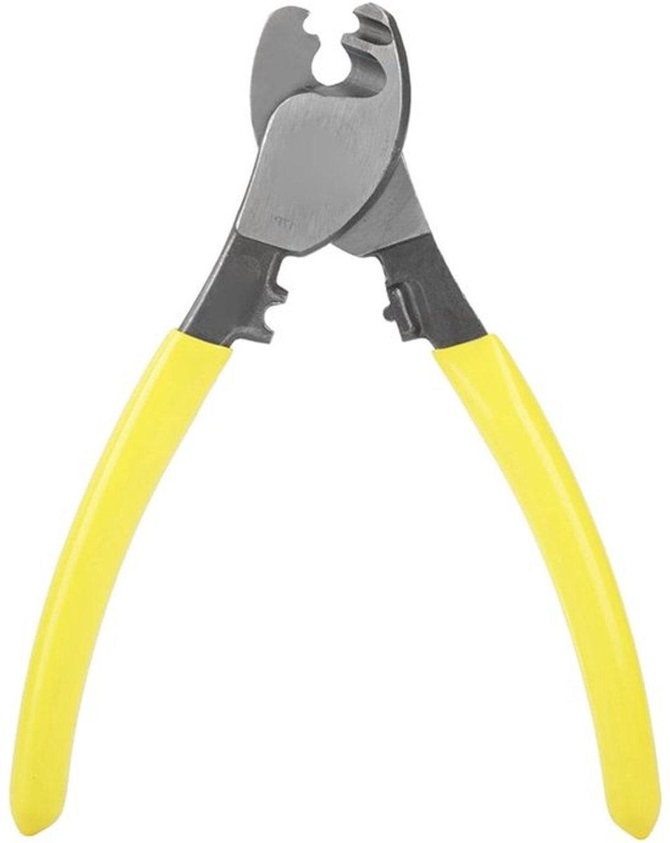 Professionele Kabelknippers met Gebogen Kaken voor Elektrische Draad en Staal - Ideaal voor Elektriciens en Doe-Het-Zelf Projecten