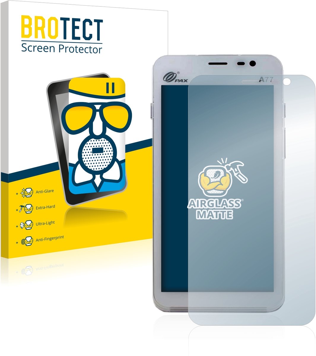 BROTECT - Screenprotector voor CCV Compact A77 - Folie Beschermfolie Beschermglas matte