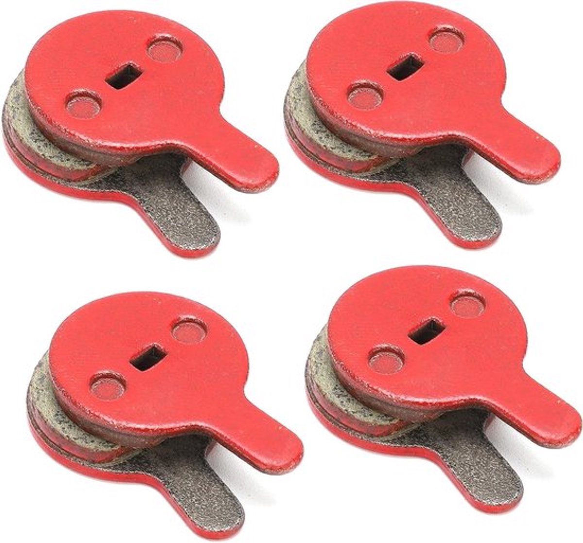 Set van 4 Remblokken voor Mountainbike - Disc Brake Pads van Hars en Semi-Metaal voor BB5 en M446 Remsystemen