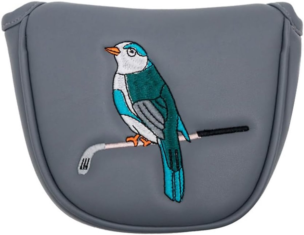 SnelShoppen - Golf Putter Cover - PU Leren Golfclub Hoofdkap - Zacht Fluweel Binnenwerk - Voor de Meeste Golf Putters - Semicirkel en Vierkant Ontwerp