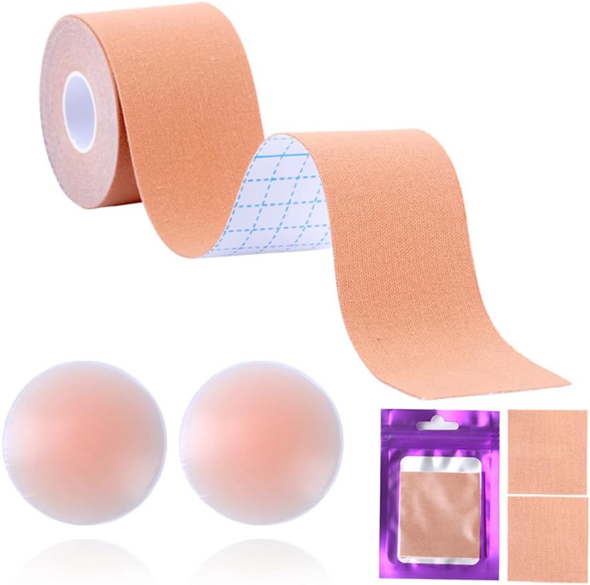 Onzichtbare Borsttape en Beha-Plakband - 5 cm x 5 m voor Avondjurken