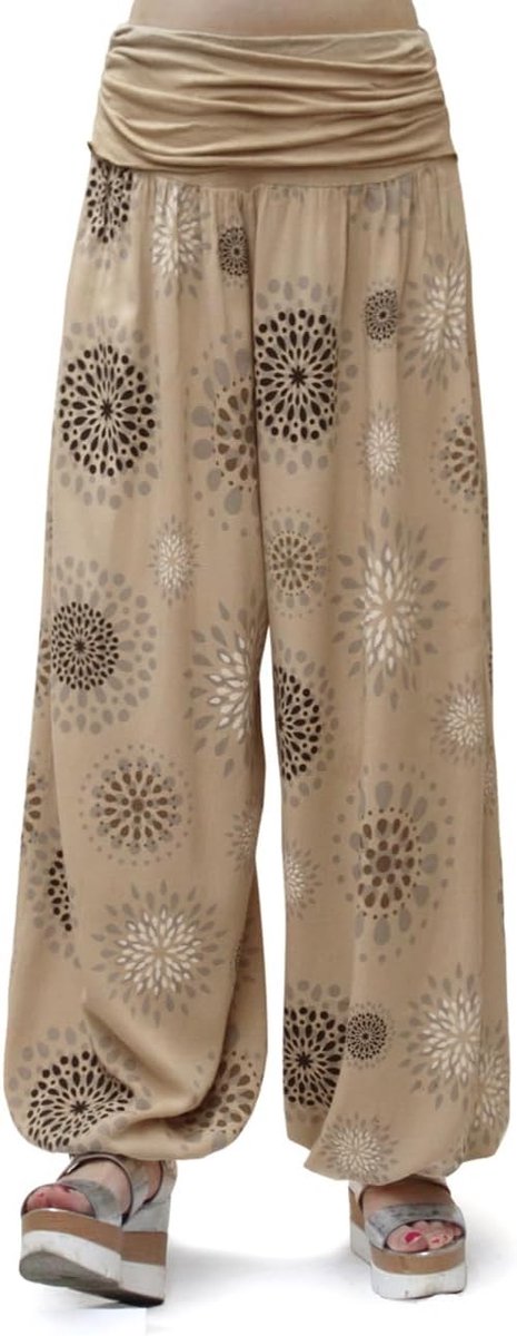 Harembroek - Camel - Lichtgewicht Viscose - Voor Dames