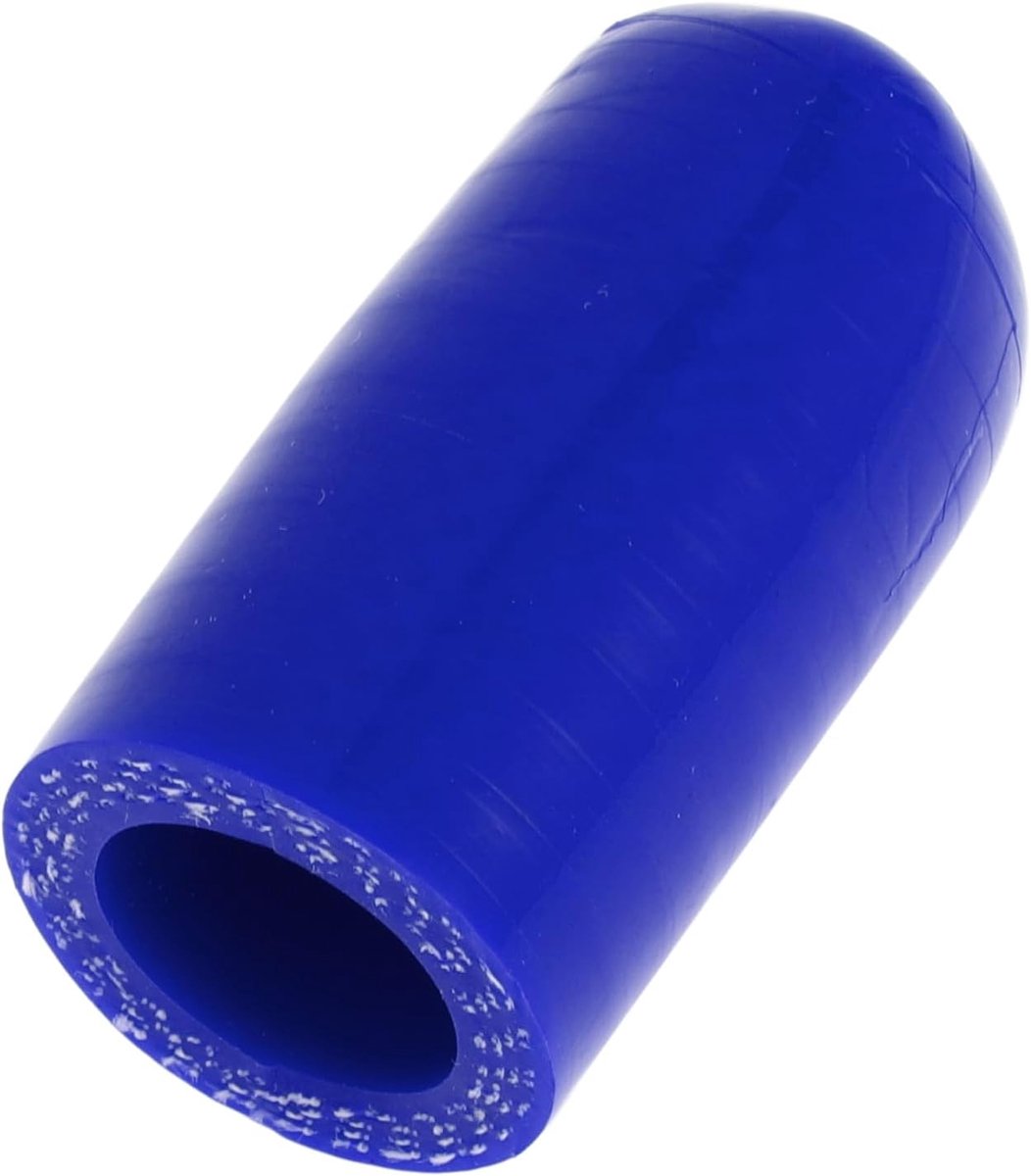 SnelShoppen - Silicone Slang Eindkap 40mm Lengte 18mm ID Blauw - Universele Verstevigingskap voor Bypass Slang - Geschikt voor Koelvloeistof, Motoroli