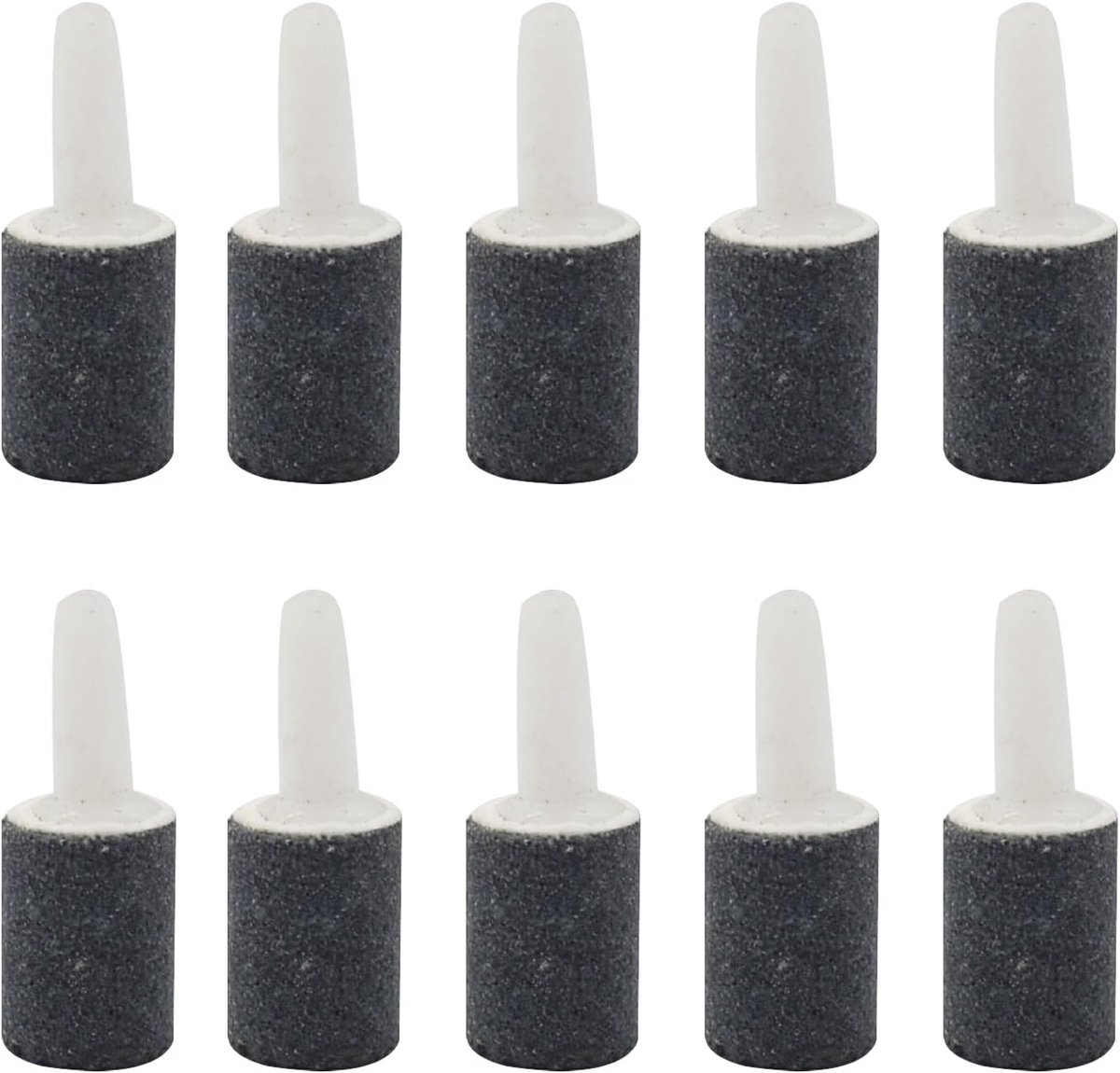 Air Stone for Aquarium, 10Pcs Aquarium Air Stone Cylinder Bubble Diffuser Air Stones for Aquarium Fish Tank Air Pump - ShopVlot