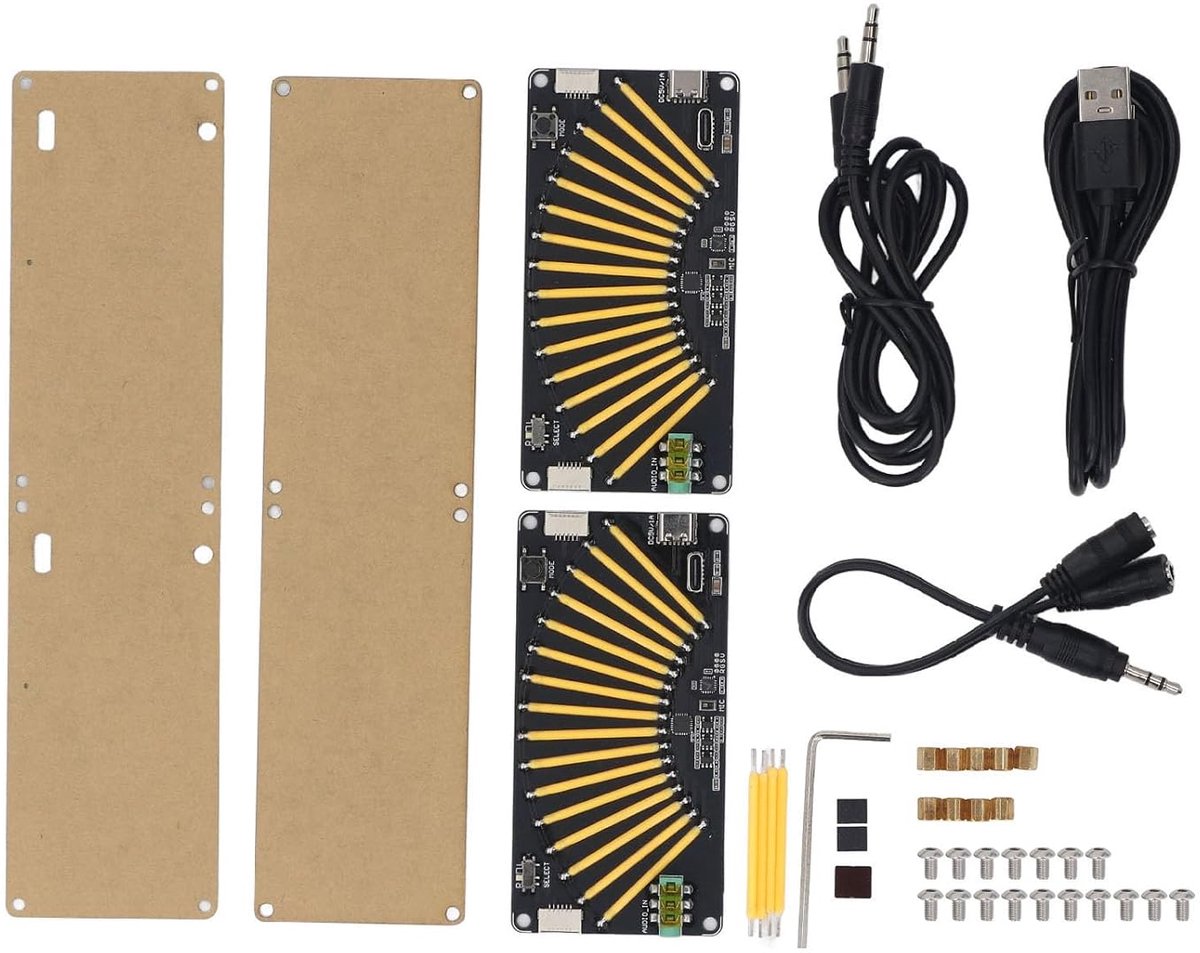 SnelShoppen - Voice Sound Control Meter Versterker, Audio Spectrum Indicator, 16-bits Muziek Niveau Indicator, Audio Spectrum Analyzer voor Muzikanten