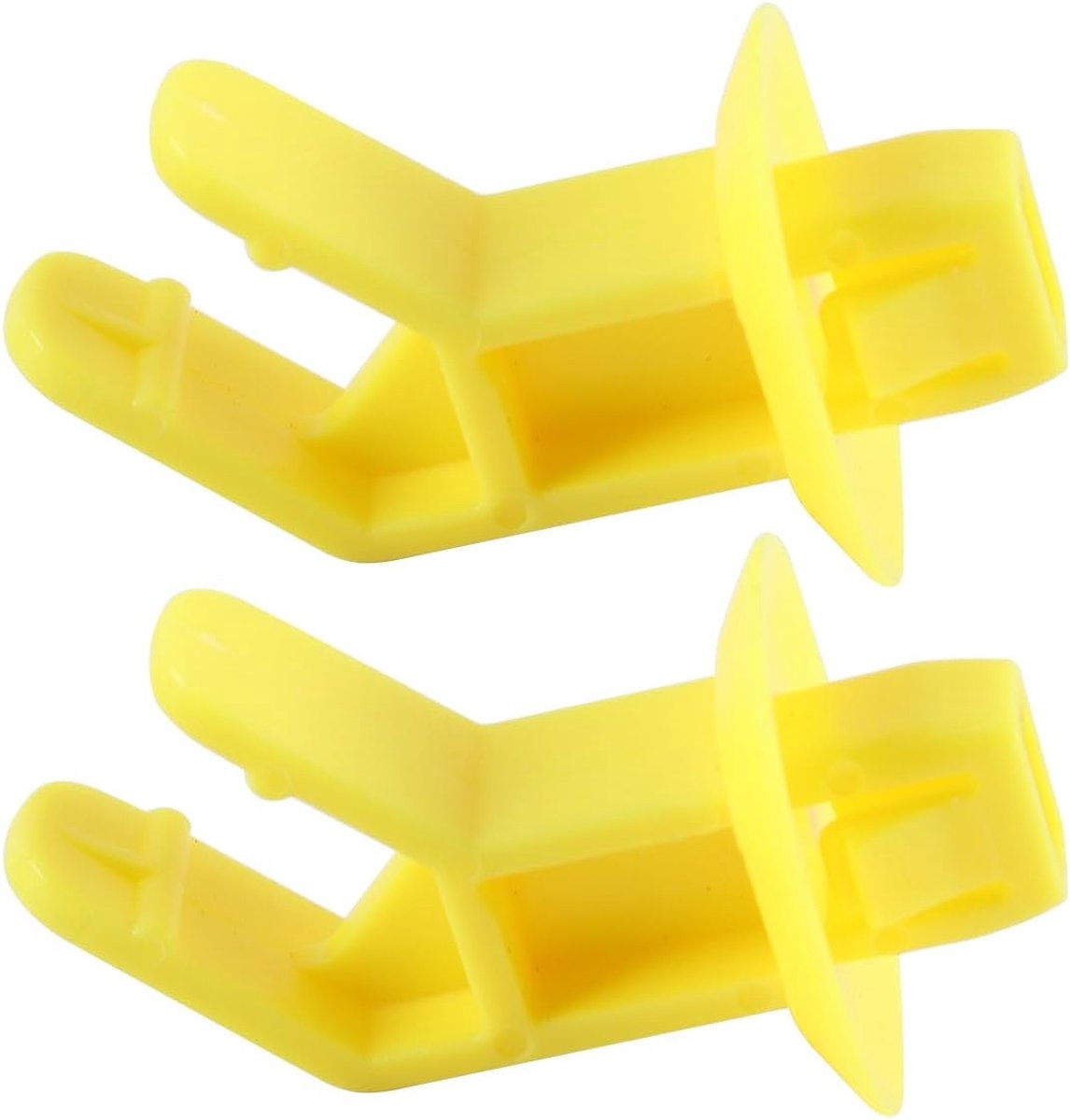 SnelShoppen - 2 Stuks Gele Motorkap Steun Beugel Clip, Steun Beugel Clip, Voorzijde Motorkap Steun Beugel, Bevestigingsclip, Am5z1682a Cv6z-16828-A