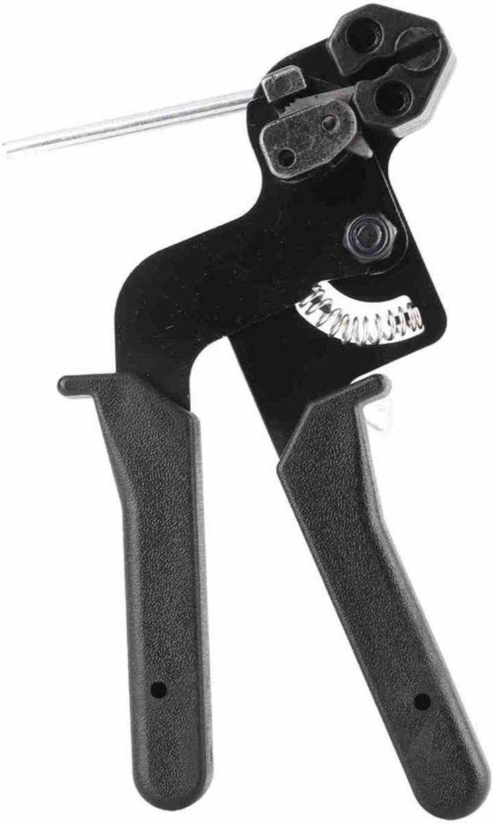 Set van RVS Kabelklemmen en Tangen, Automatische Spanner voor Kabelbinders en Ladderklemmen tot 10 mm Breedte, Ideaal voor Klussen en Bevestigen