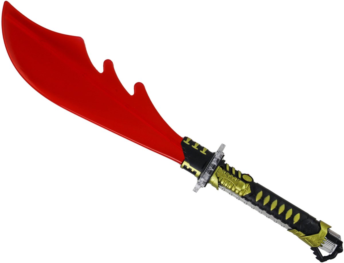 Gloeiend rood machete gevechtswapen