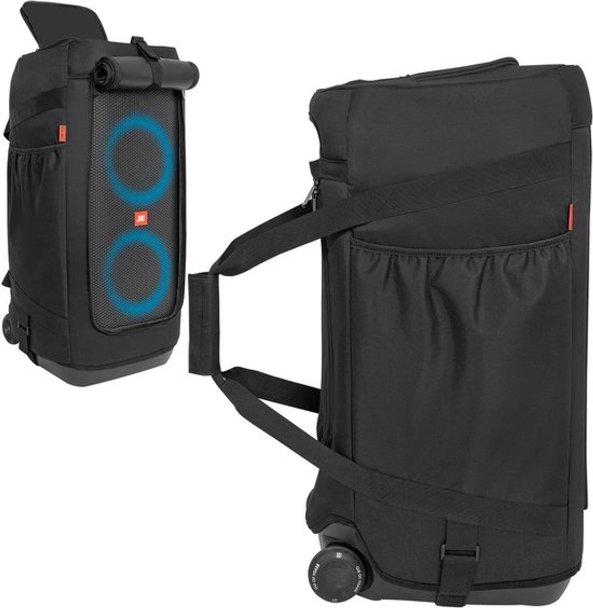 Duurzame Speaker Case voor JBL Party Box 310 en 110, Bescherming en Transport, Zwart