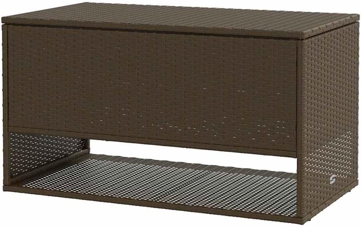 Tuinbox Opbergkist - Kussenbox Tuinkist - Terras Opbergen - Waterdichte Binnenzak - 100 x 55 x 555 cm - Bruin