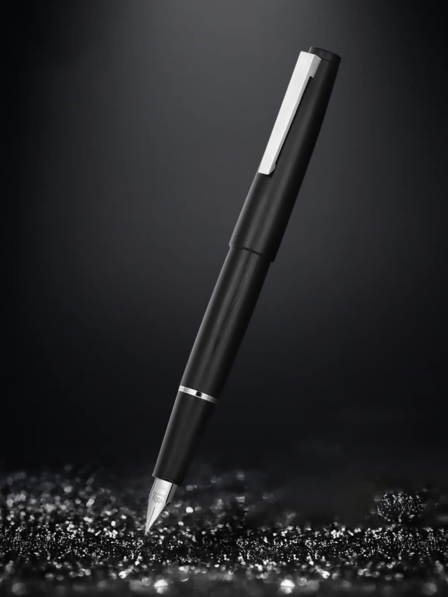 Set van 2 Luxe Zwarte Vulpen met Inktconverter en Iridium Fijne Punt - Perfect voor Schrijven en Tekenen