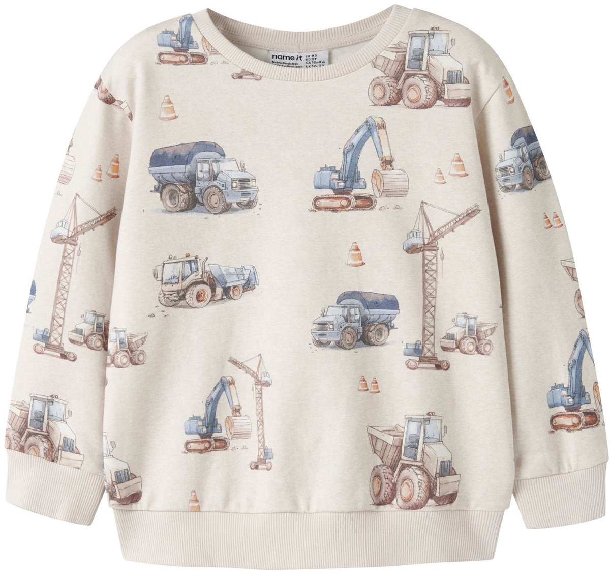 NAME IT - NMMNELSON LS NREG SWEAT BRU BOX - Jongens - Vesten
