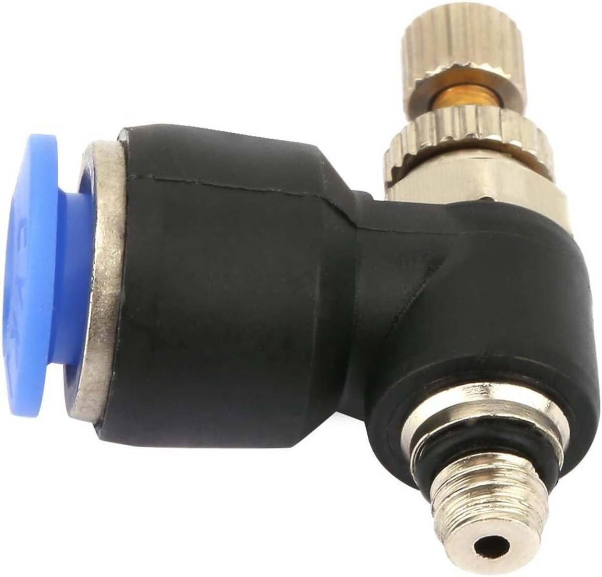 Pneumatische Slangconnectoren Set van 2 - Snelkoppeling voor Regelaars en Ventielen, Ideaal voor Luchtcompressoren en Pneumatische Systemen