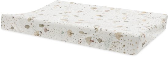 Jollein Aankleedkussenhoes - 50x70cm - Jersey - Tiny Park — afbeelding 2