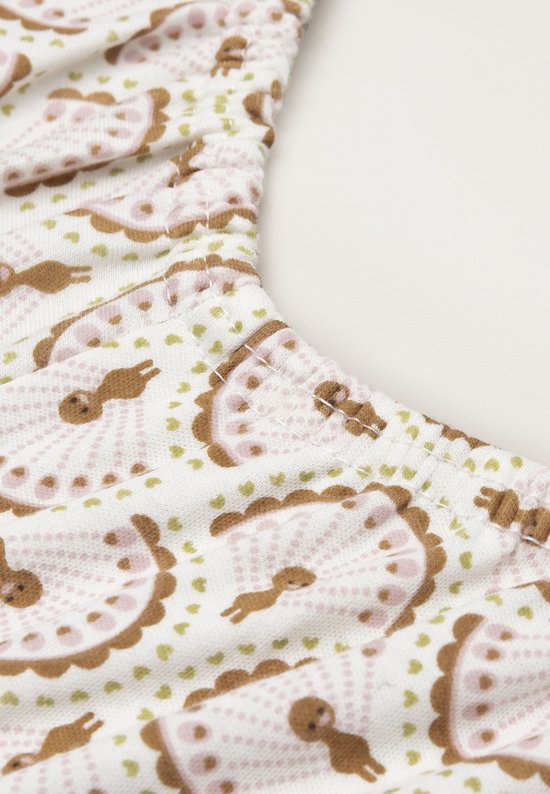 Jollein Wickelauflagenbezug Jersey 50x70cm - Soft Plumes — afbeelding 4