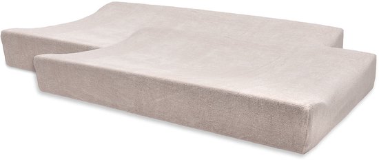 Jollein Aankleedkussenhoes Badstof 50x70cm Silk Rose (2pack) — afbeelding 2