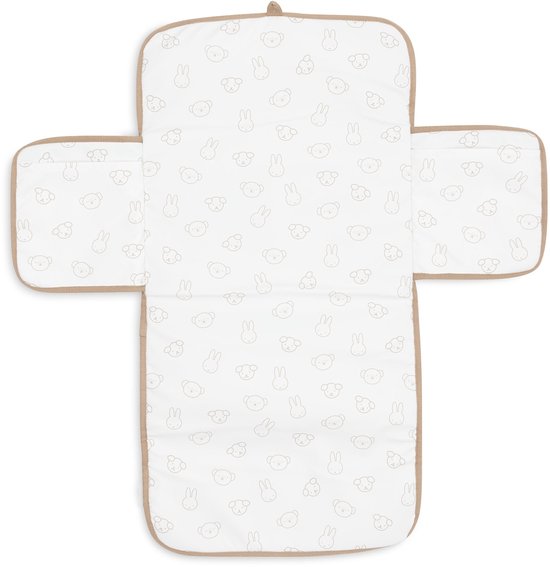 Jollein - Verschoningsmatten - Verschoningsmat met Opbergvakken - Miffy Jacquard - Teddy Biscuit van Jollein — afbeelding 4