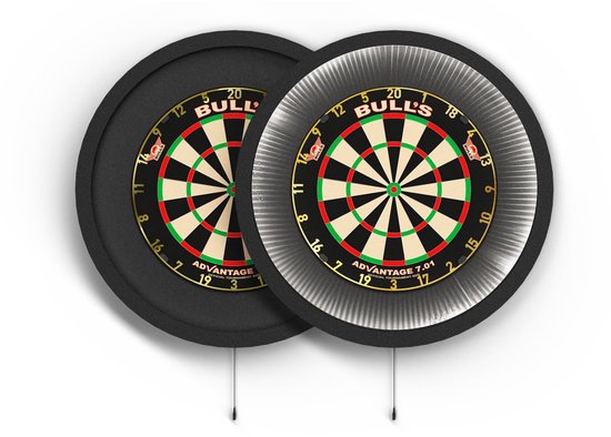 Bull's Lumo XL - Dartbord Verlichting & Surround - 360° LED Verlichting - 120 LEDs - Extra Muurbeveiliging - Darten van Bull's — afbeelding 4