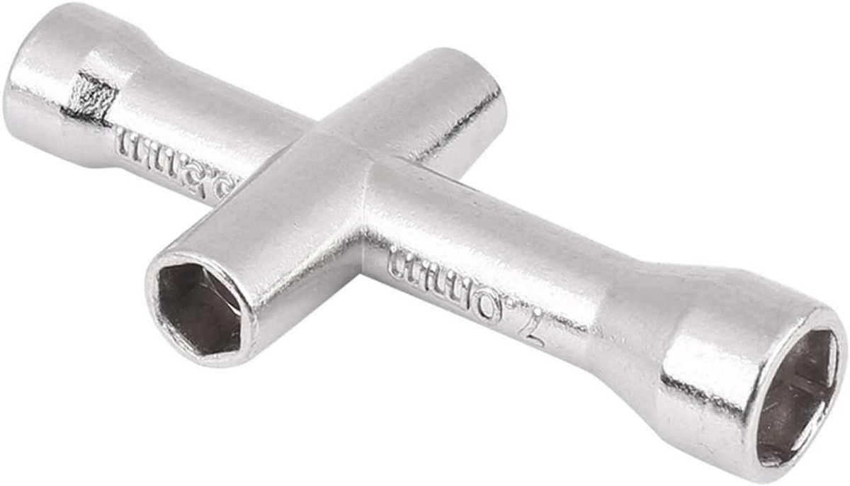 Verstelbare metalen moersleutel voor onderhoud van RC modelauto's en crawlers - 4mm, 5mm, 7mm, precisie gereedschap voor hobbyisten