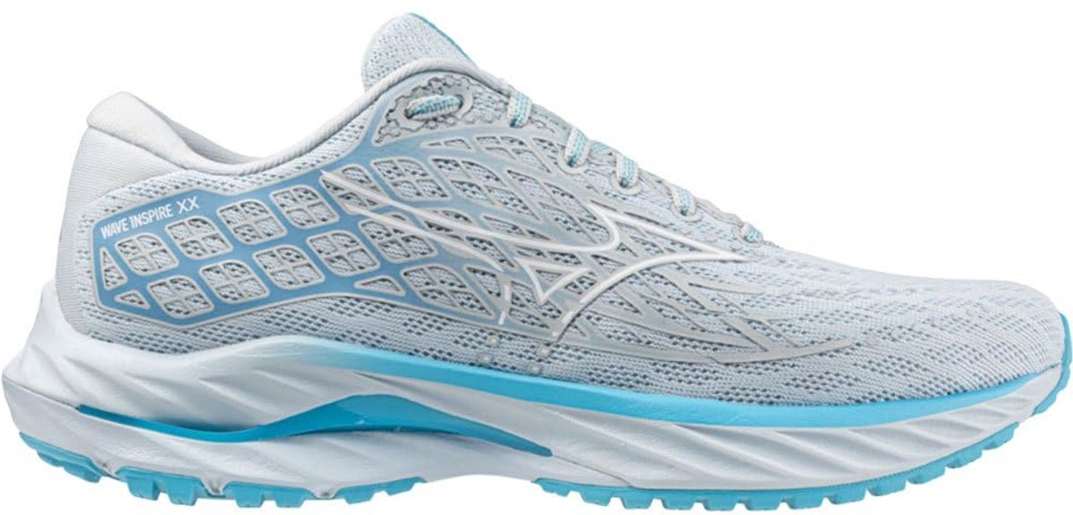 Mizuno Wave Inspire 20 - Hardloopschoenen - Dames - Blauw - 7.5