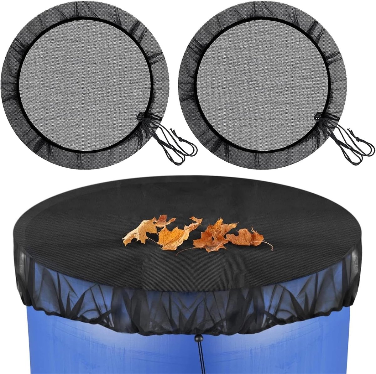 Regentonnet - Zwart - Diameter 95 cm - Polyester - Voor Tuin