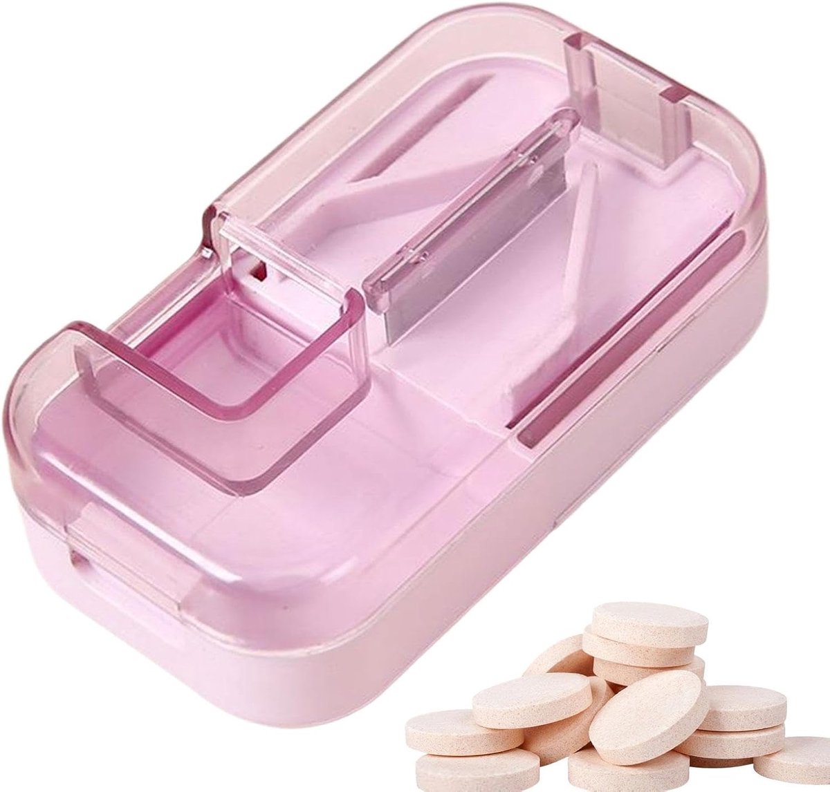 Kleine pilsnijder, tablet Cutter Pill Splitter Dosis kleine pil splitter
