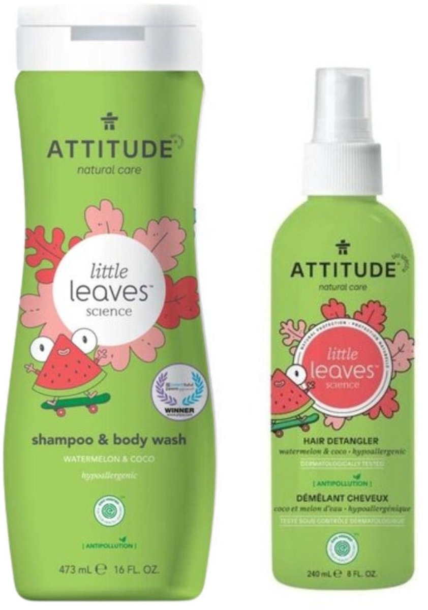Attitude - Little Leaves Watermelon Cocos Hair Set