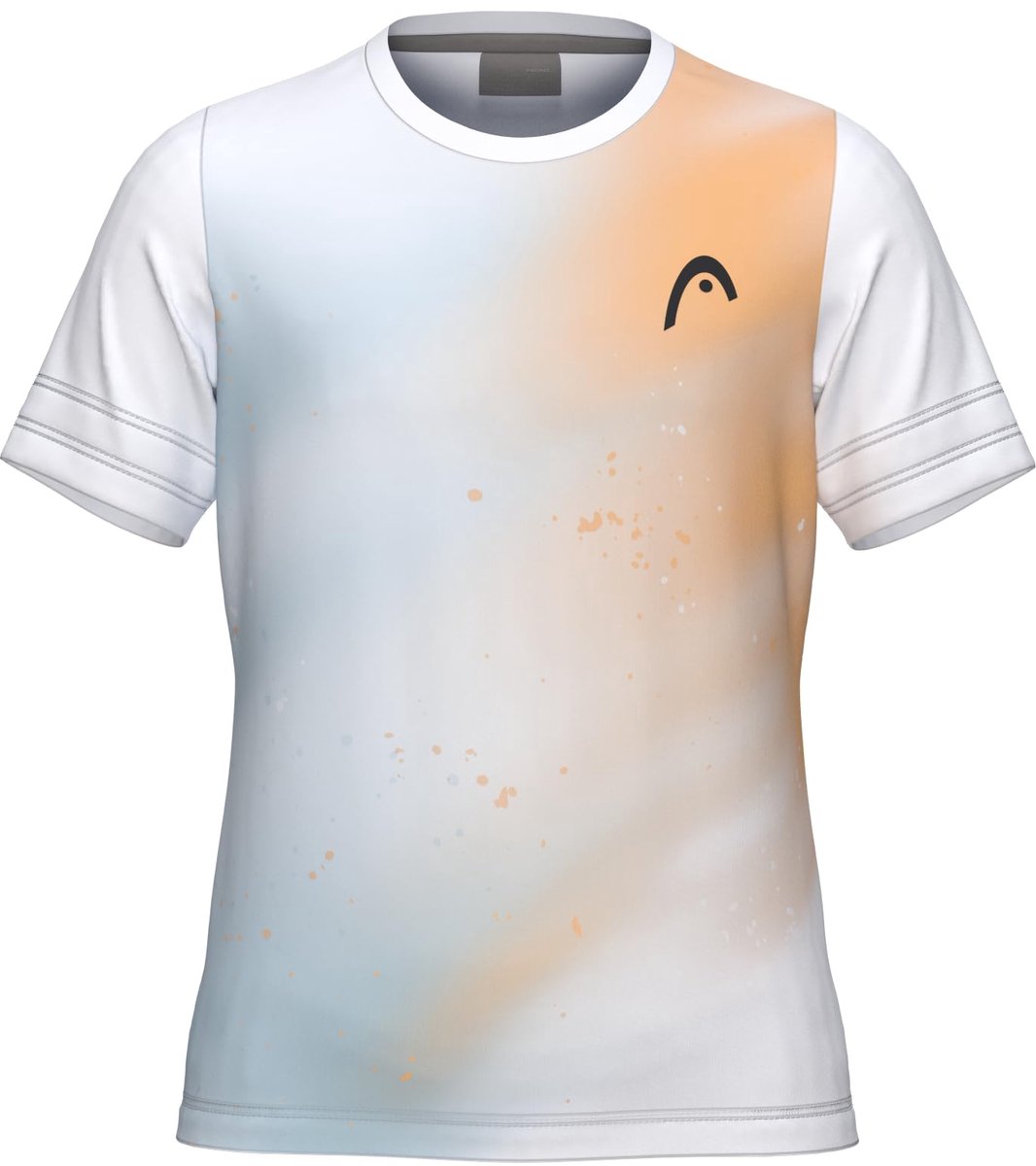 HEAD Tie-Break II T-shirt voor meisjes 12A Abrikoos / Print Vision