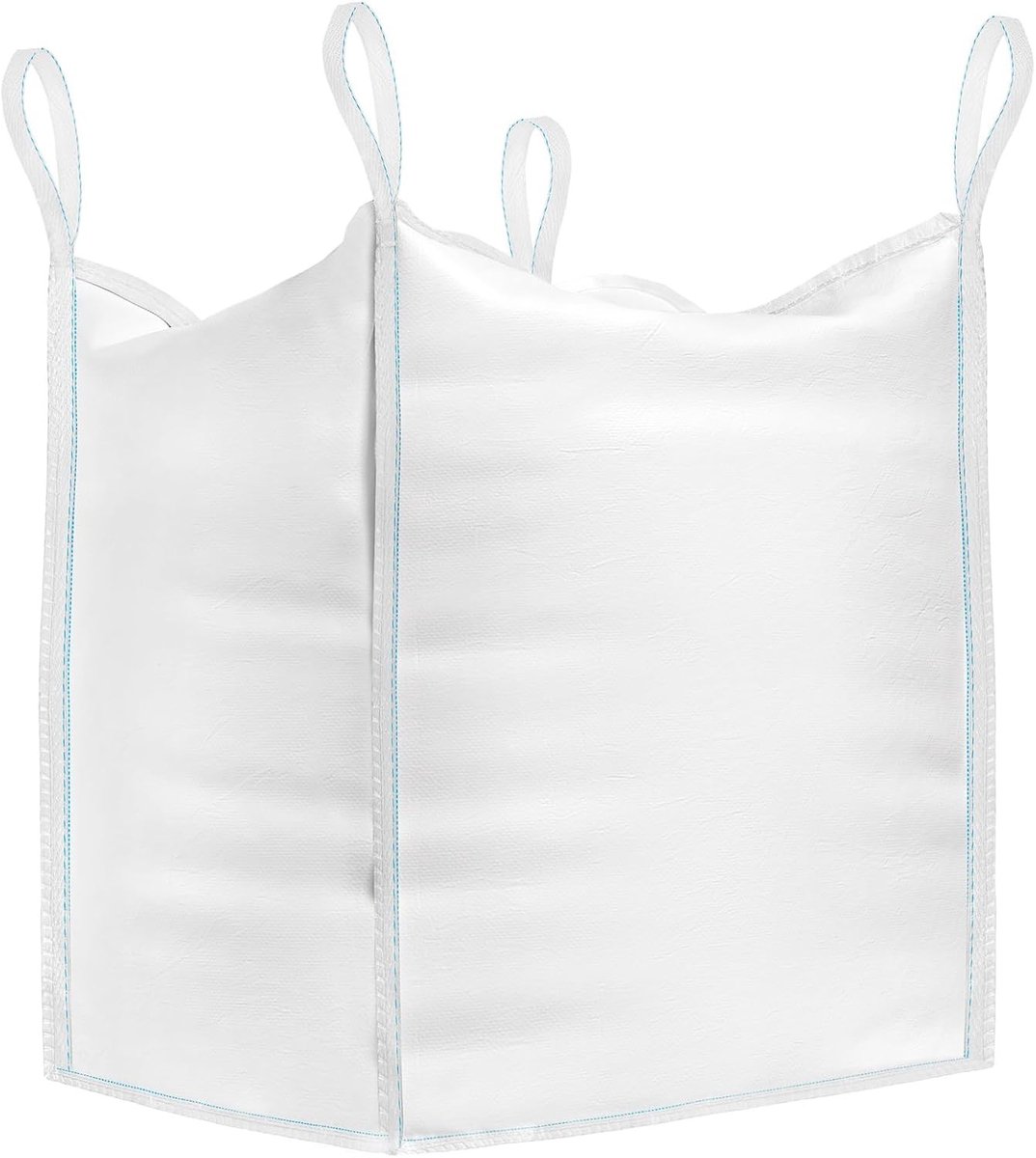 Grote Afvalzak - Geen Kleur - 90 x 90 x 90 cm - Robuuste en Herbruikbare Big Bag - Voor Bouw, Tuin en Opslag