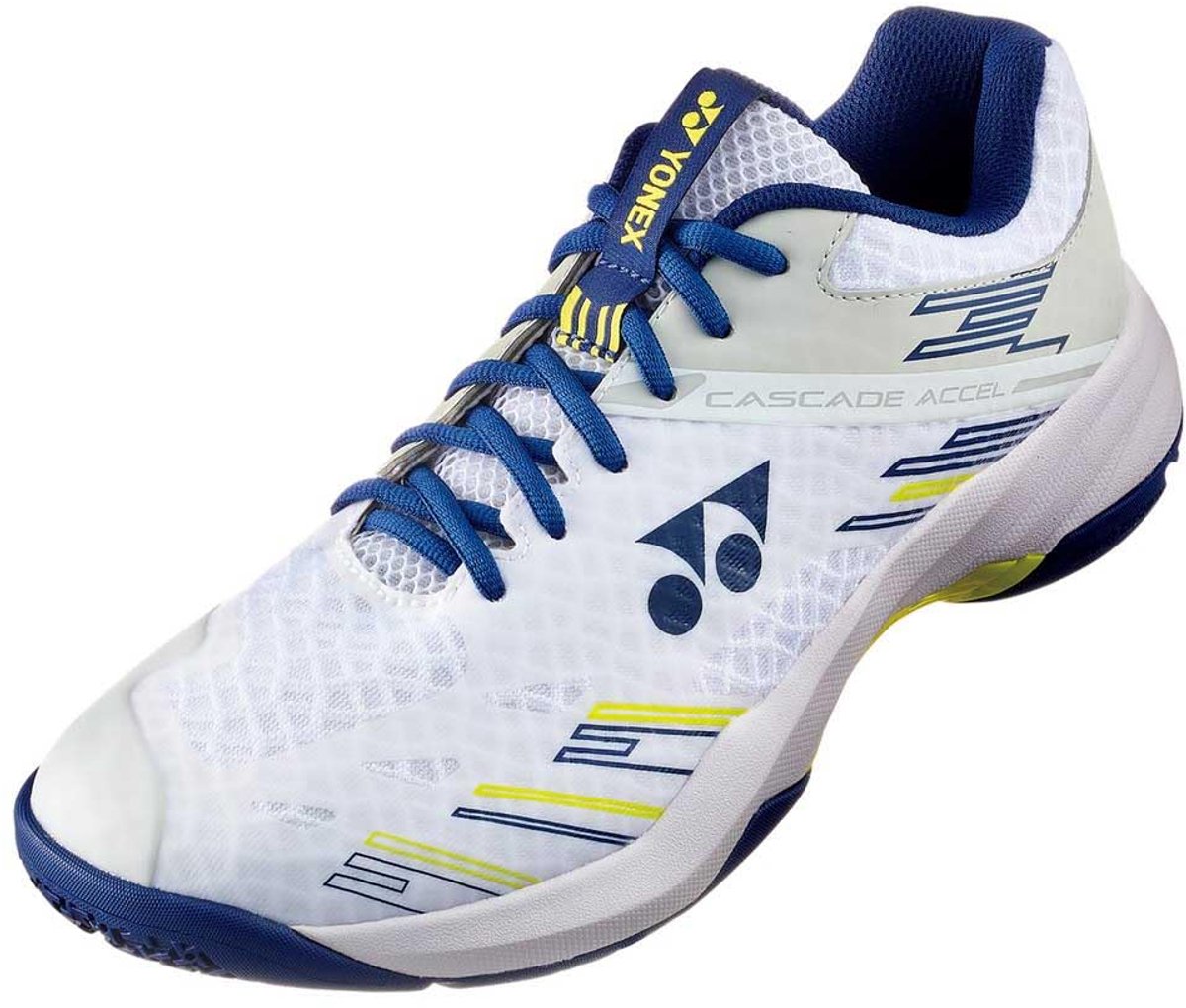 YONEX PC CASCADE ACCEL - Indoor Badmintonschoenen - Wit/Marine - 45