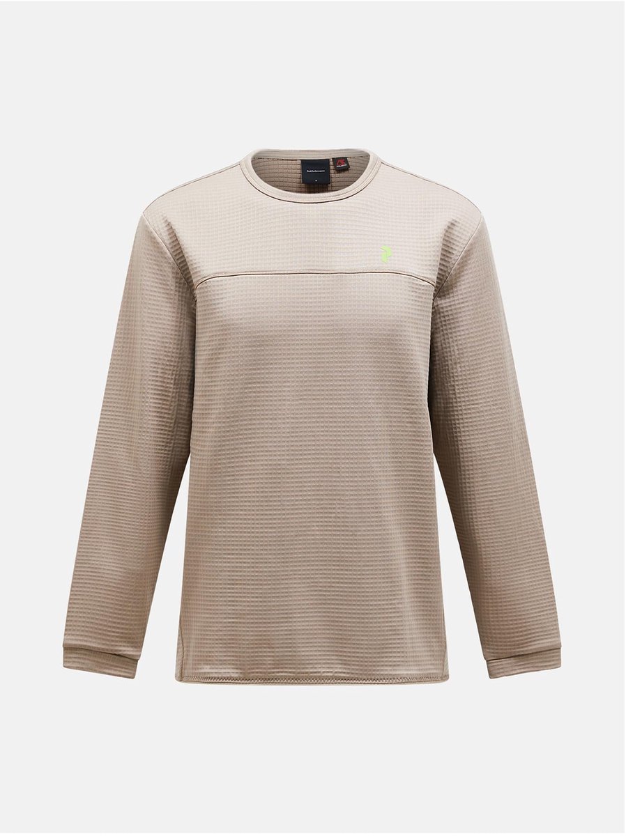 PEAK PERFORMANCE - M Trail Polartec Crew - l - Avid Beige