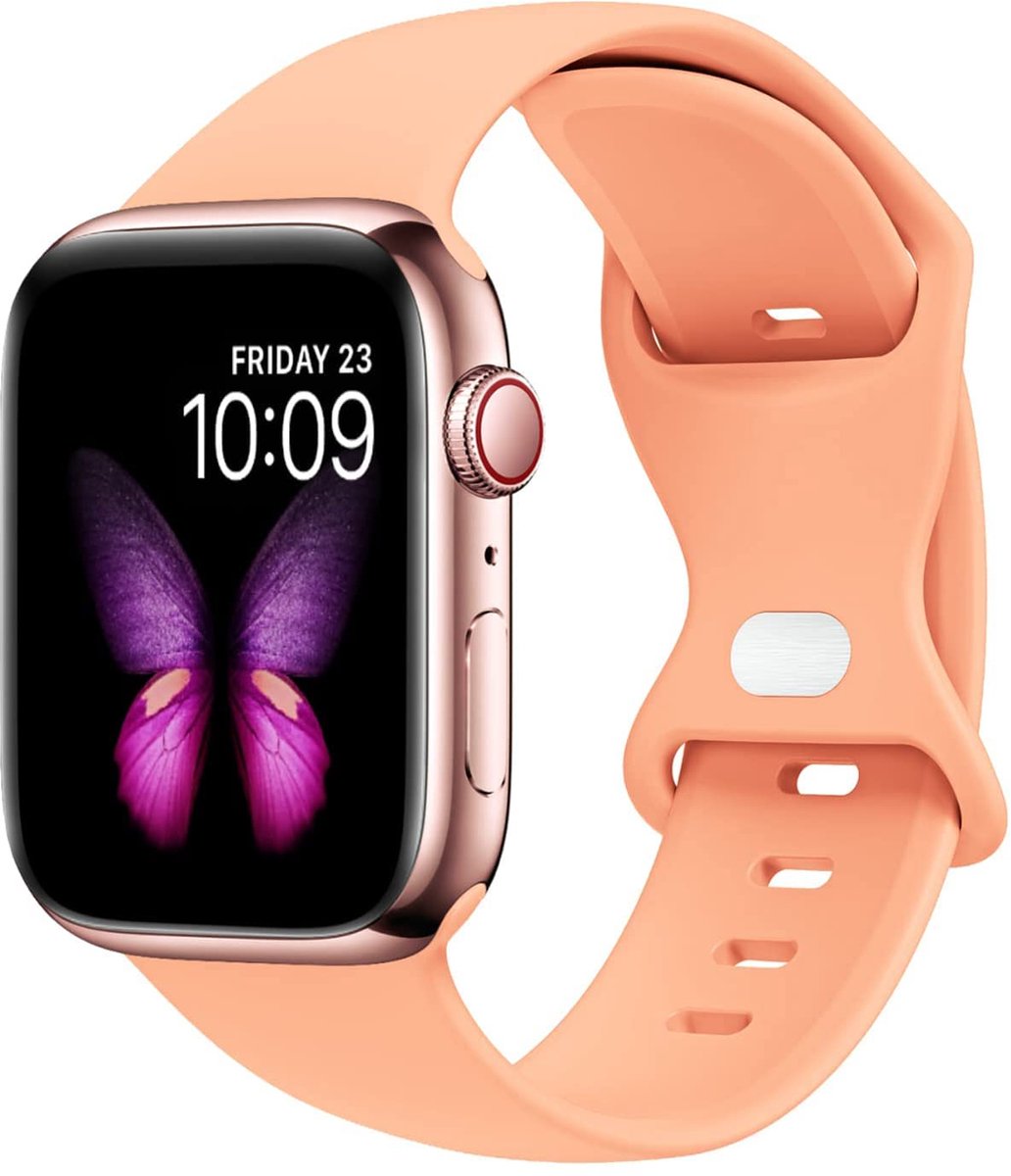 Lysun Compatibel met Apple Watch Band 38 mm 40 mm 41 mm, zachte siliconen sportband compatibel met iWatch Series 7 6 5 - ShopVlot