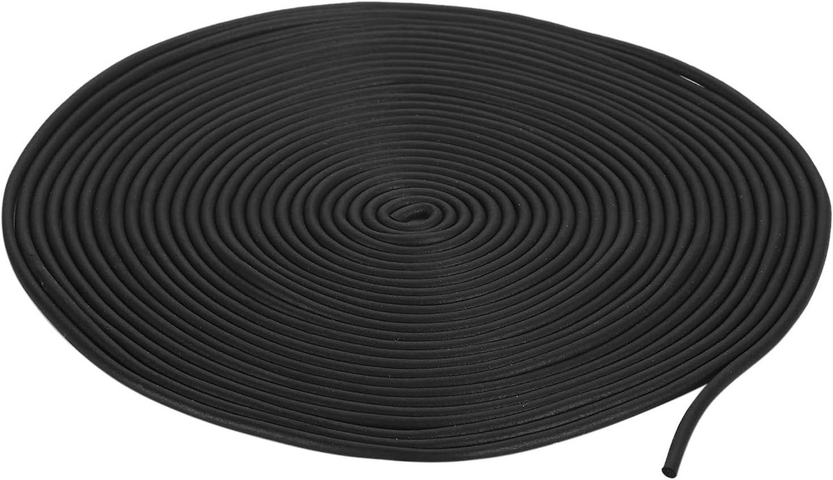 Ronde rubberen afdichtkoord van 2 mm, 9 m lang, EPDM afdichting voor voegen, doe-het-zelf projecten en vulprofielen
