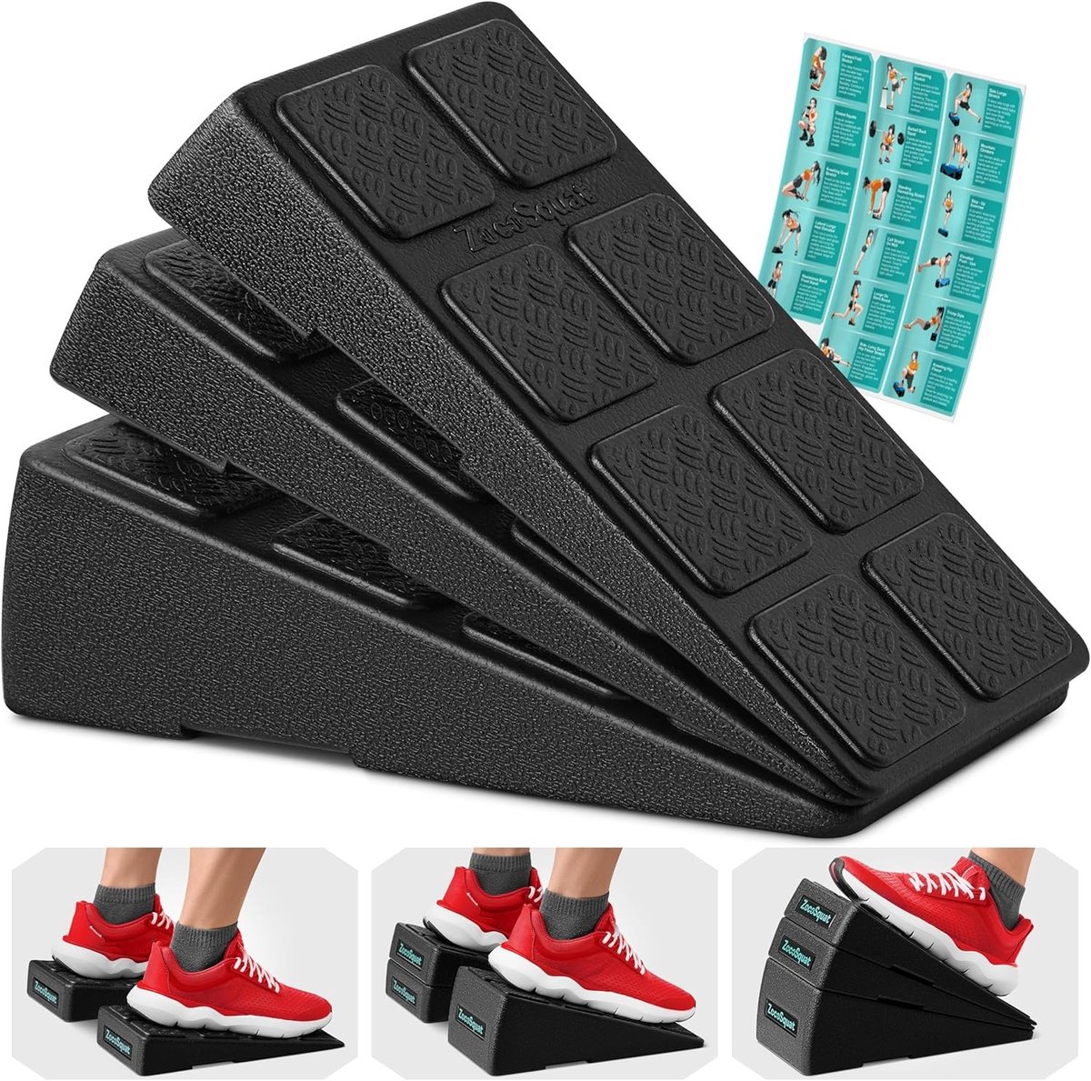 Yoga Blok - Geen kleur - Geen maat - Schuine plank voor squats - Voor Fitness en Yoga