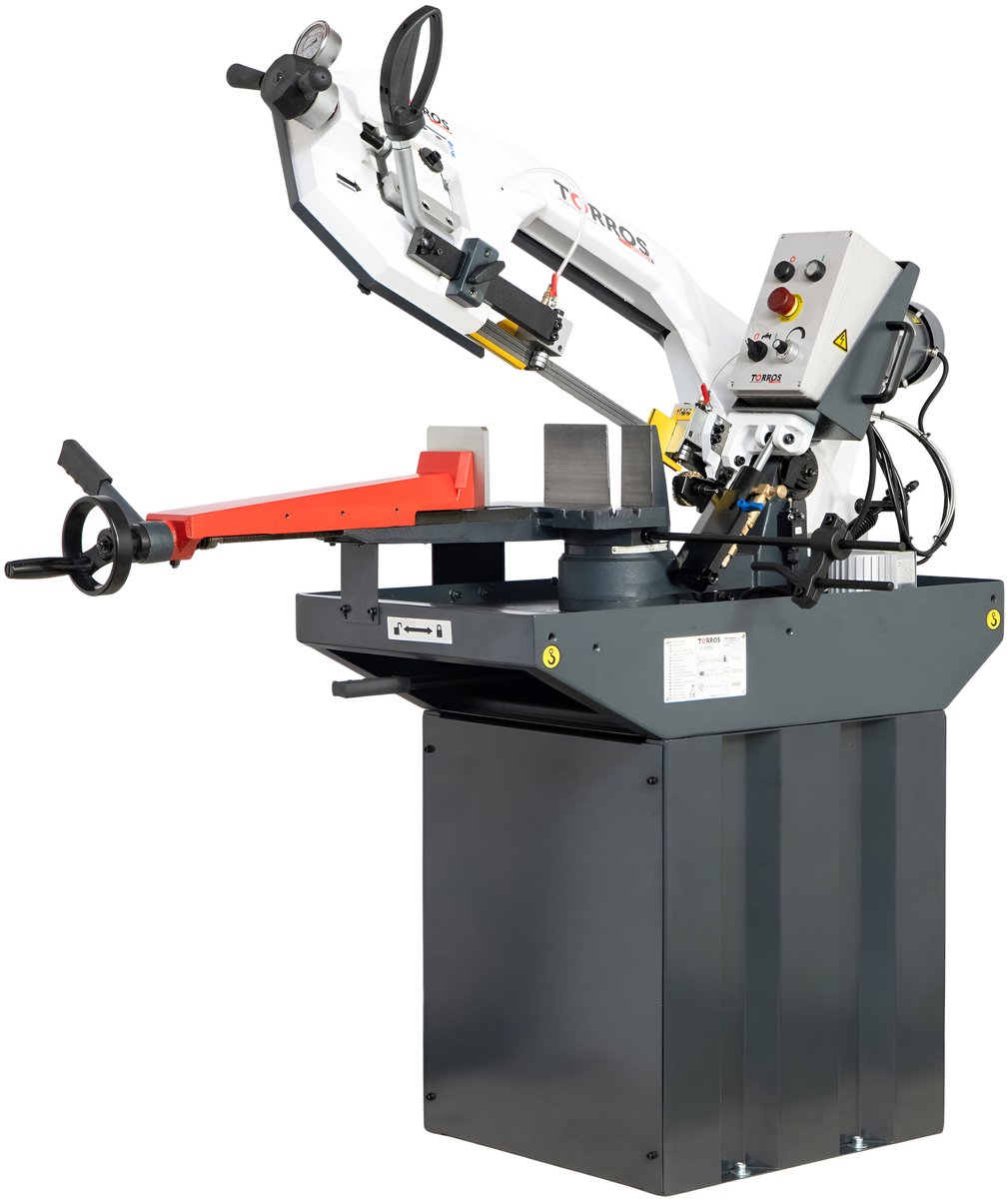 Stationaire metaalbandzaag 225 mm - 1,5 kW 230 V - variabele snelheid 20-90 m/min Torros SC281GV 230V