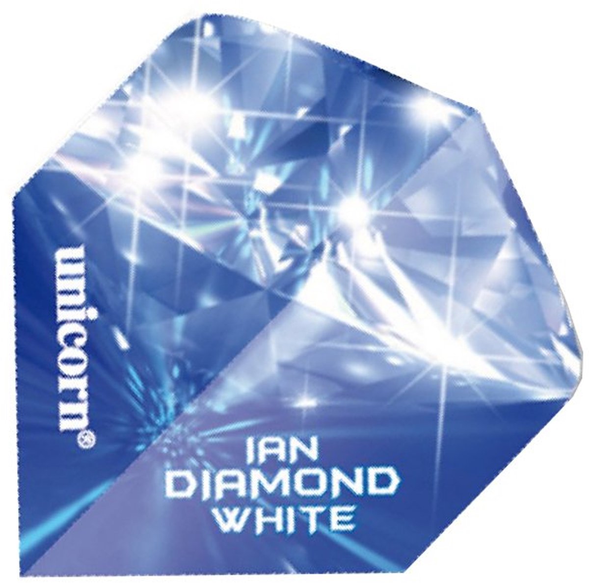 Dartvluchten Authentic 125 Diamond Ian White, Blauw, Eenheidsmaat