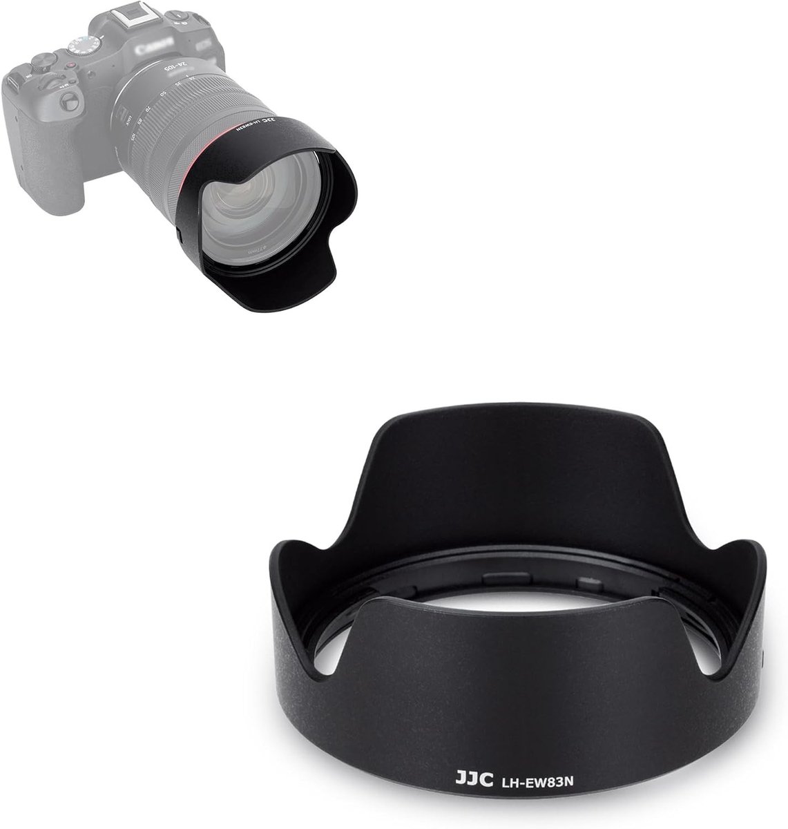 Reversible Bayonet Lens Hood voor Canon RF 24-105mm F4L IS USM - Bescherming, Vermindert Flare en Reflecties