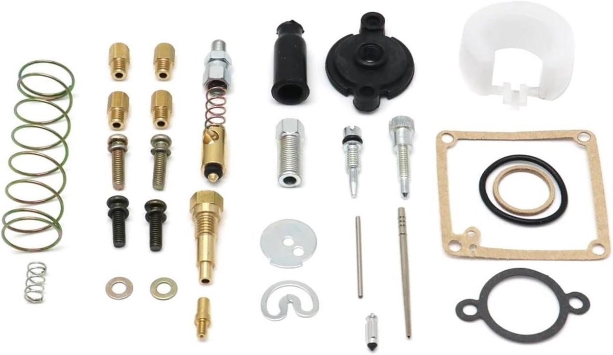 Carburateur Revisieset - Motoronderdelen Kit - Motoronderhoud - Complete Pakking Naald - 200 Gram - Zilverkleurig