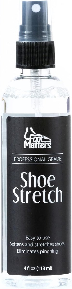 FootMatters Professional Boot & Shoe Stretch Spray – Softener & Stretcher for Leather, Suede, Nubuck, Canvas – 118 ml - ShopVlot