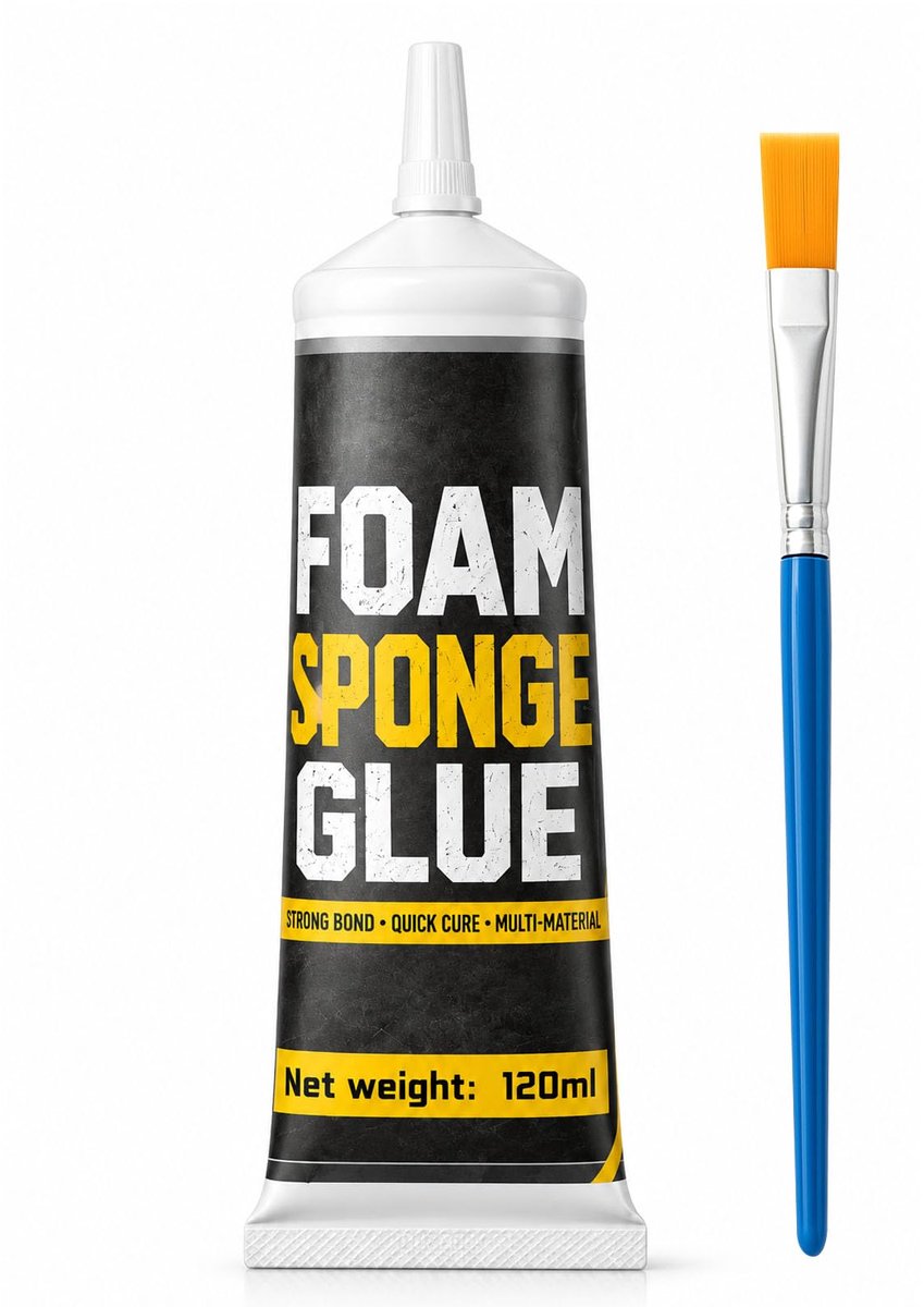 LAMXIN Foam Adhesive Spray, 120 ml snelhechtende en sterke lijmspray voor EVA, spons en schuimplaten, eenvoudig te - ShopVlot