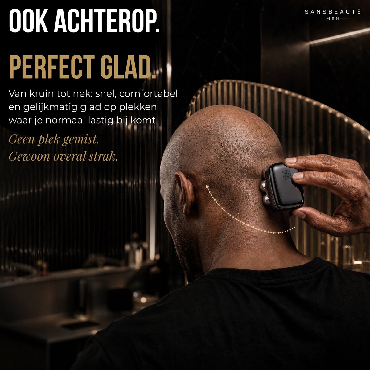 6-in-1 Scheerapparaat Mannen – Trimmer - Tondeuse - Sansbeauté® Skull Sharp PRO - Electric Face & Head Shaver - Hoofd Kaal Scheren – Nat & Droog - Draadloos Opladen - Elektrisch thumbnail 6