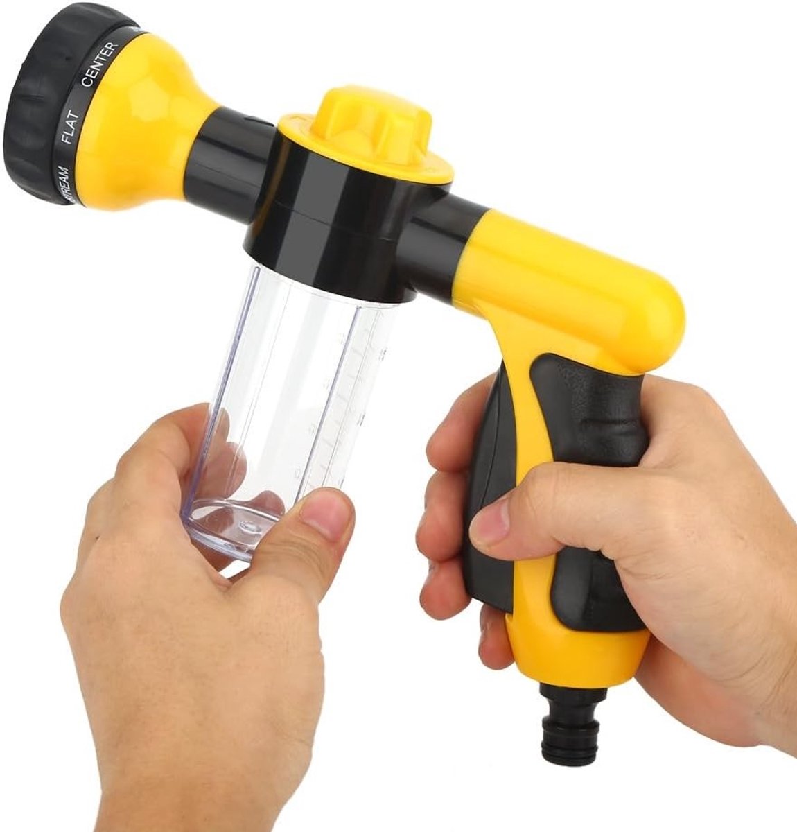 Hoge Druk Foam Spraykop voor Auto Wassen, Tuinieren en Dierenverzorging - Ideaal voor Buitengebruik en Waterbesparing