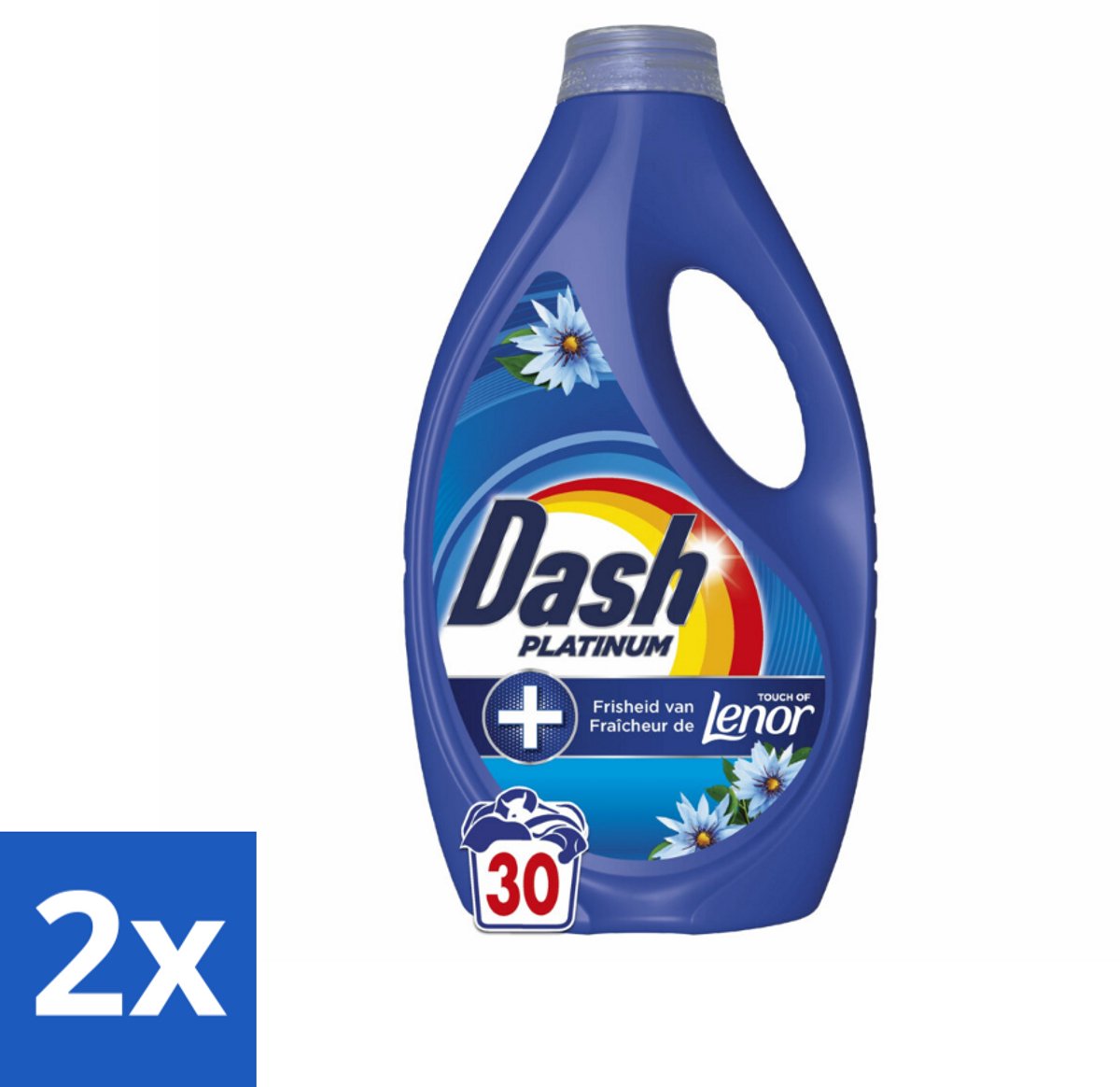 2 x Dash – Wasmiddel – Zeebries – 1350 ml - Zeebries - Frisse Geur - Wasmiddel - Vlekverwijdering - Reiniging