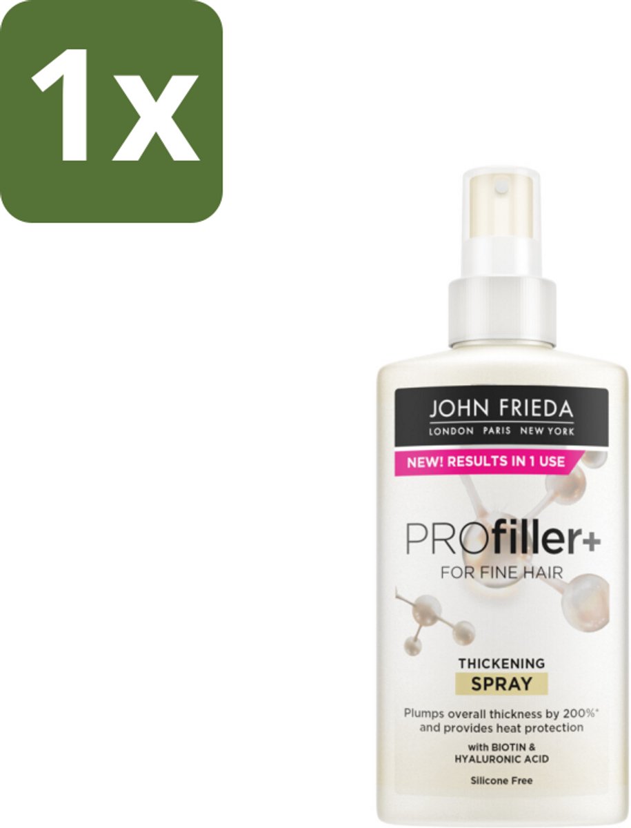 1 x John Frieda – Spray – PROfiller+ Thickening – Verdikkend en versterkend – 150 ml - Koffiezetapparaat