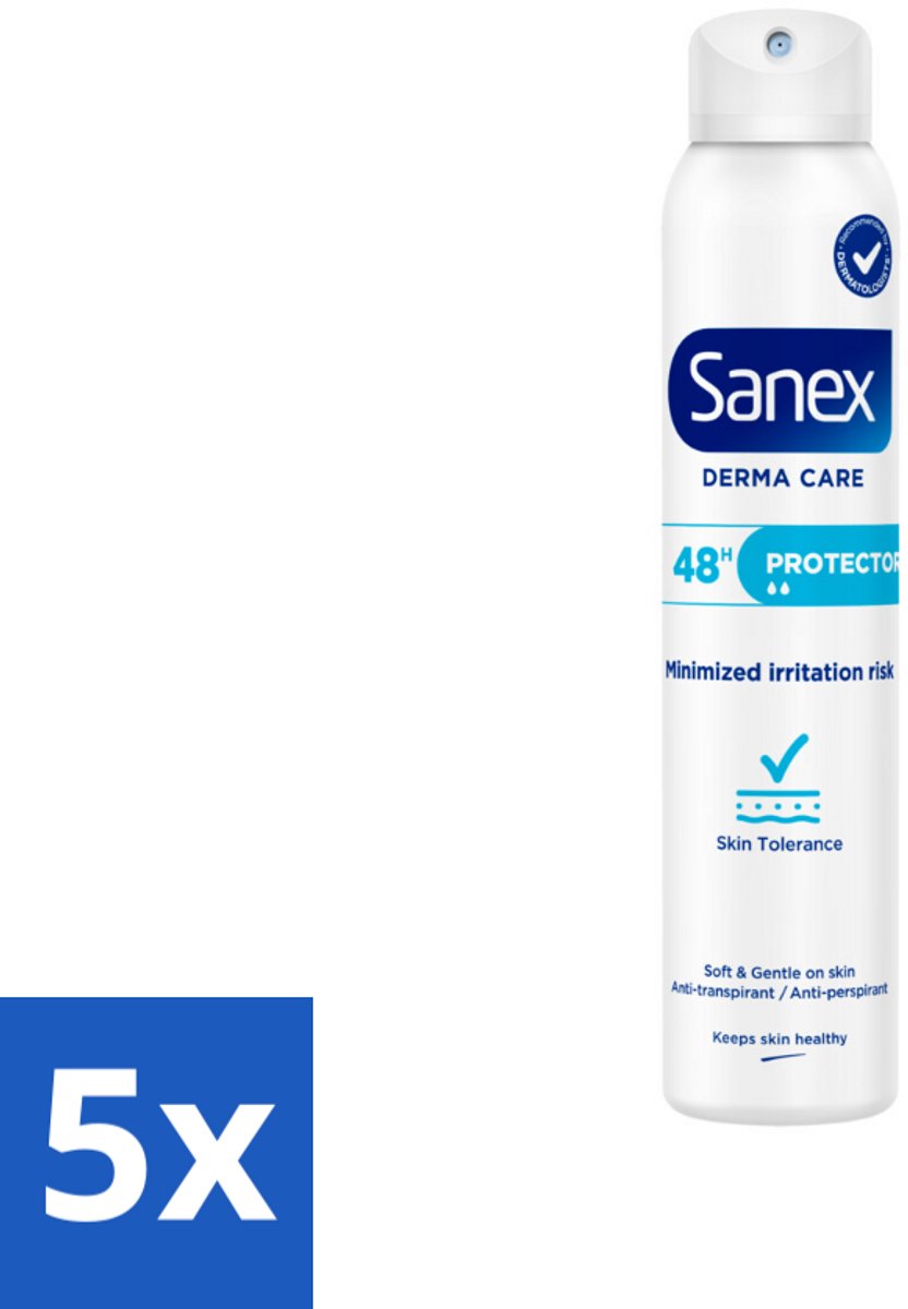 5 x Sanex – Deodorant Spray – Dermo Protector – 200 ml - Koffiezetapparaat