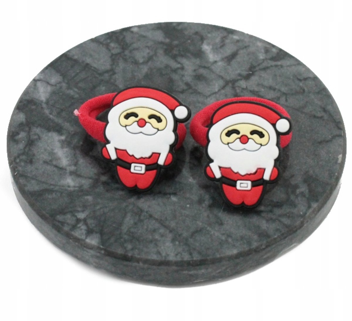 Kerst Haarbandjes Set 2 Stuks met Kerstman
