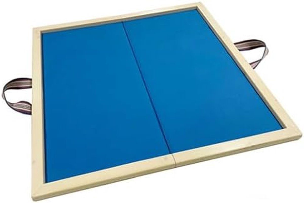 Opvouwbare Pokertafel - Reistafel Speelveld - Gezellig Spelen - Lichtgewicht Hout - Voor 4 Spelers - Bruin